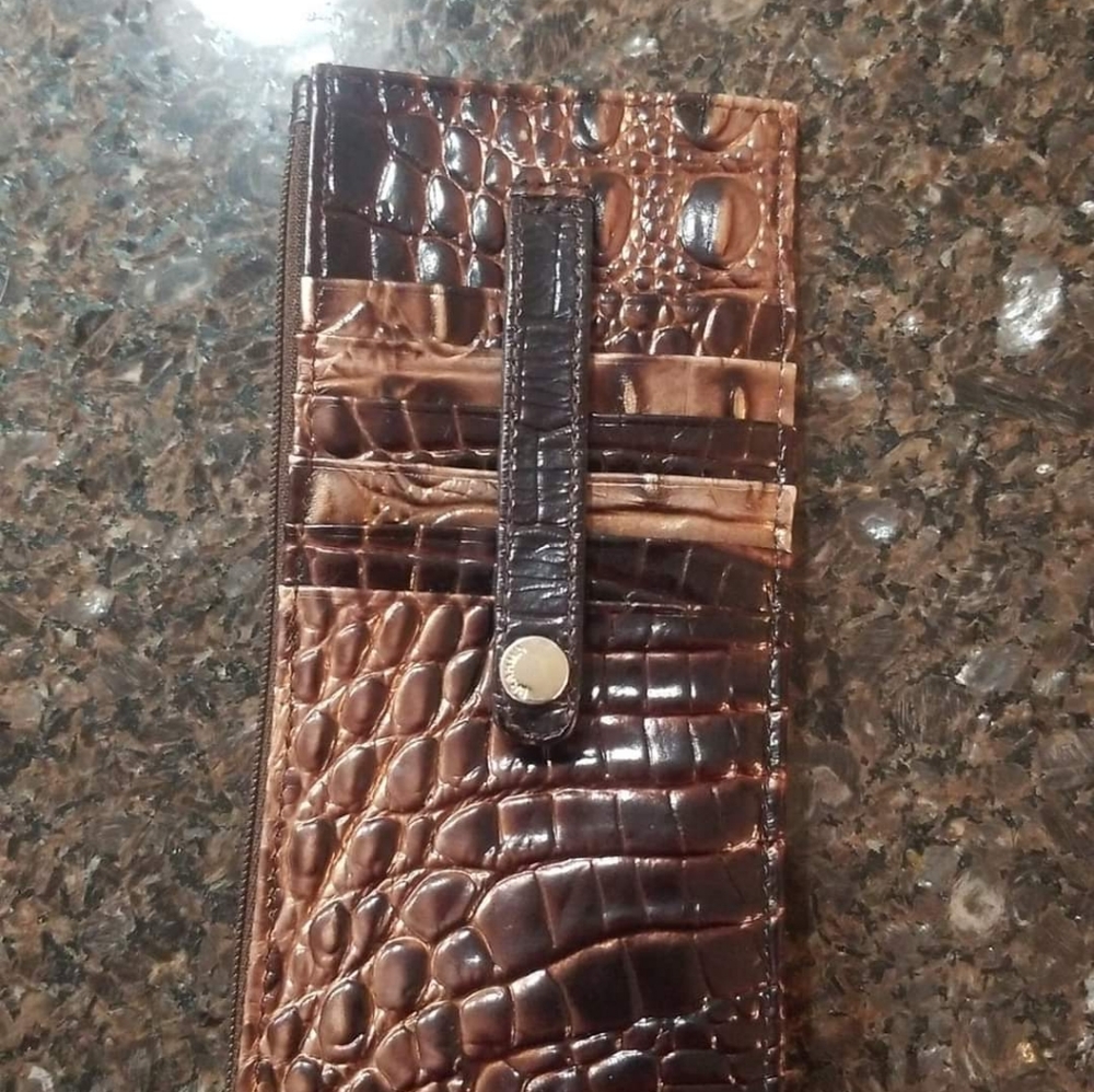 Brahmin Cocoa Credit Card Wallet